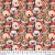 Christmas Squad by Mia Charro Wild Santa PWMC020.XNAVY: Fat Quarter